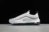 chaussures nike air max 97 blanc gris noir